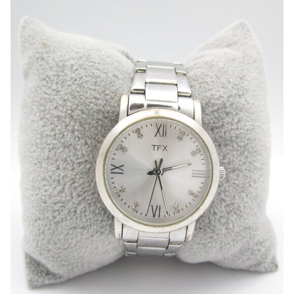 Women TFX by Bulova Quartz WR Analog 30mm Round Watch (H871) "New Battery" - Picture 1 of 9